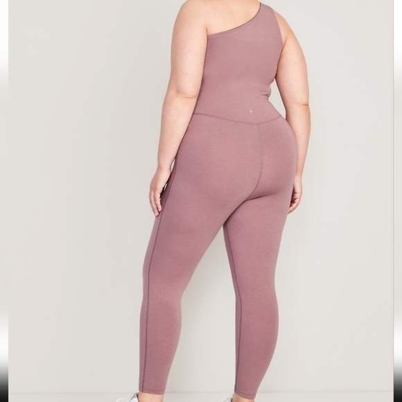 Old Navy One Shoulder Powerchill 7/8 Length Bodysuit 3X - Picture 2 of 9